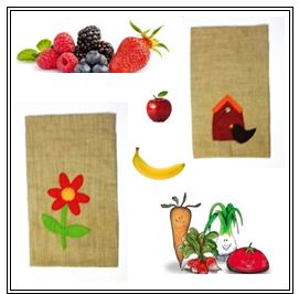 Réaliser un sac écolo pour acheter vos légumes, vos fruits ou votre pain!