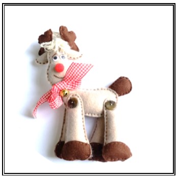 Apprendre &agrave; coudre en s&rsquo;amusant et r&eacute;aliser des motifs d&eacute;coratifs pour No&euml;l