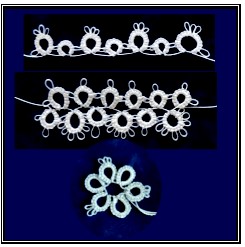 La frivolit&eacute; d&eacute;signe une sorte de dentelle compos&eacute;e d'arceaux, d'anneaux et de picots.