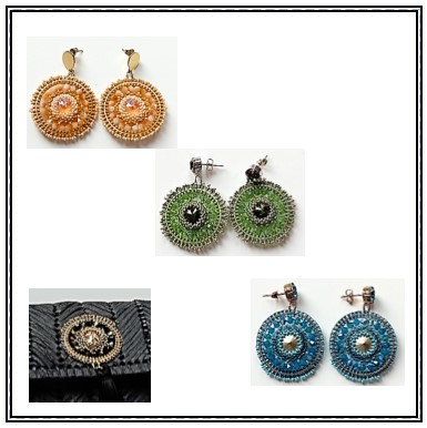 Permet de r&eacute;aliser des boucles d'oreilles ou un bijou de fermeture pour le sac raphia (stage 29)