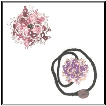 La frivolit&eacute; d&eacute;signe une sorte de dentelle compos&eacute;e d'arceaux, d'anneaux et de picots 