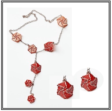 Permet de r&eacute;aliser un joli collier ou des boucles d'oreilles 