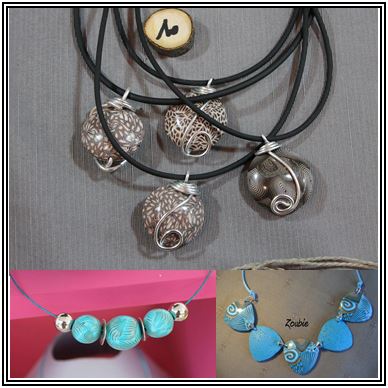 Tentez l'exp&eacute;rience du "millefiori" et venez r&eacute;aliser un collier en p&acirc;te polym&egrave;re