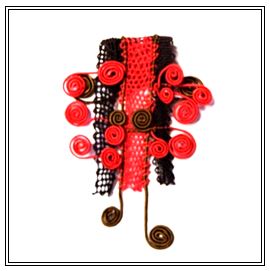 R&eacute;aliser un bijou en se familiarisant avec la technique de la dentelle aux fuseaux